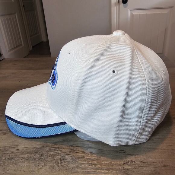 Vtg North Carolina Tar Heels Strapback Hat Cap White UNC Est 1789 NCAA Retro - Picture 4 of 9